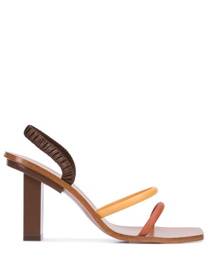 Cult Gaia Heeled Kaia Sandals - Brown