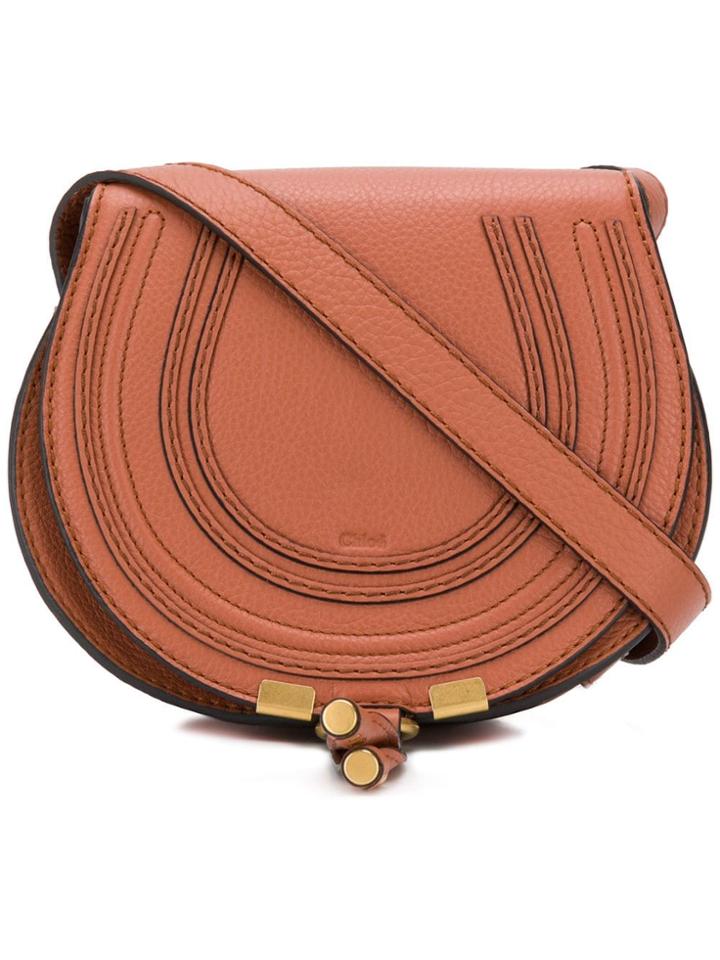 Chloé Marcie Mini Shoulder Bag - Brown