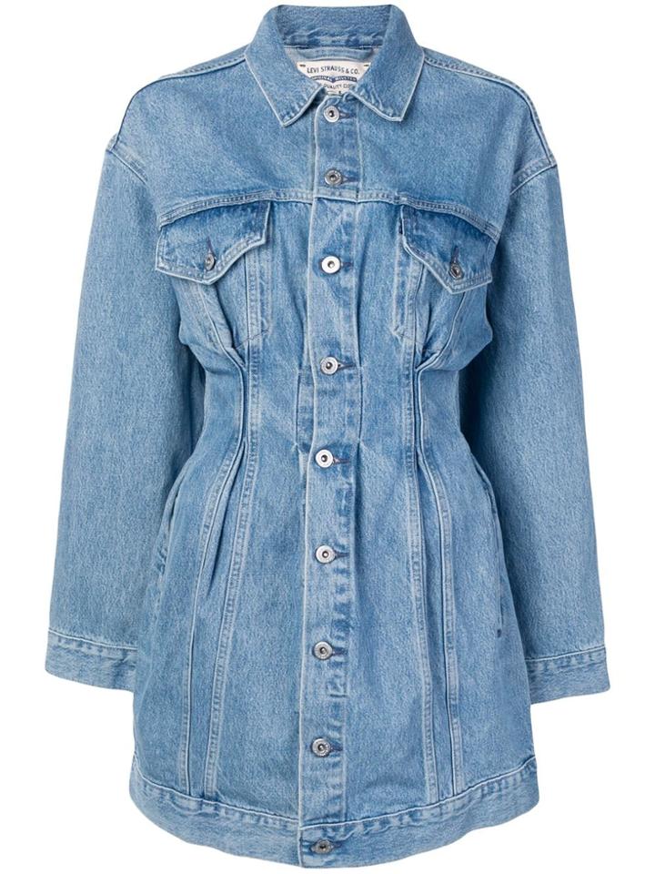 Levi's: Made & Crafted Denim Trucker Dress - Blue