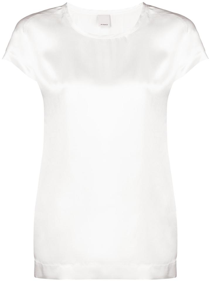 Pinko Round Neck Top - White