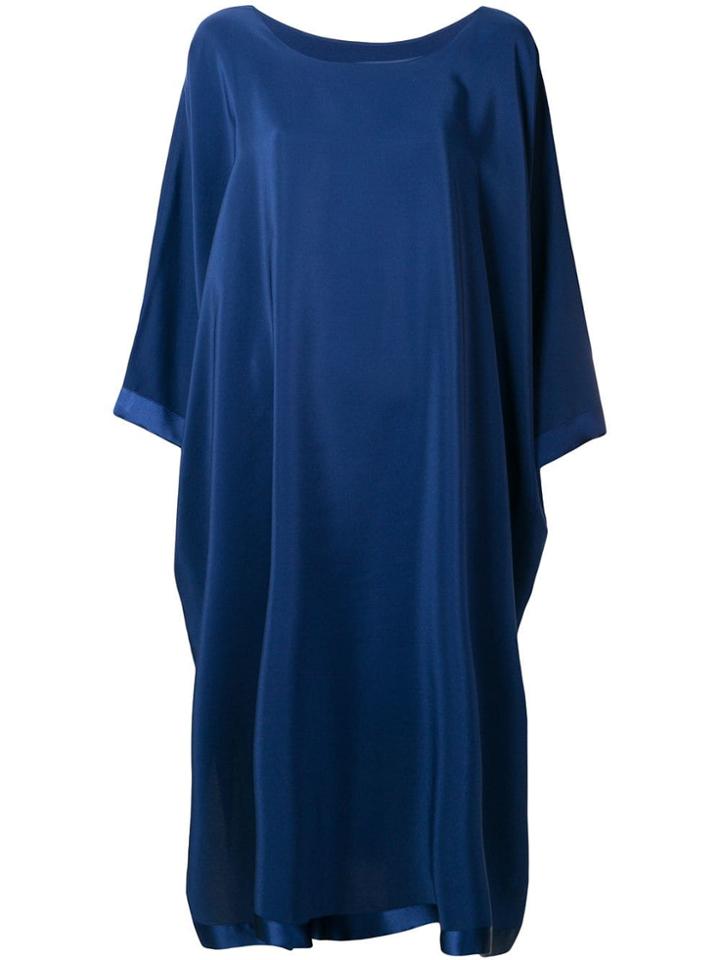 Jean Paul Knott Loose Fit Maxi Dress - Blue
