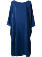 Jean Paul Knott Loose Fit Maxi Dress - Blue