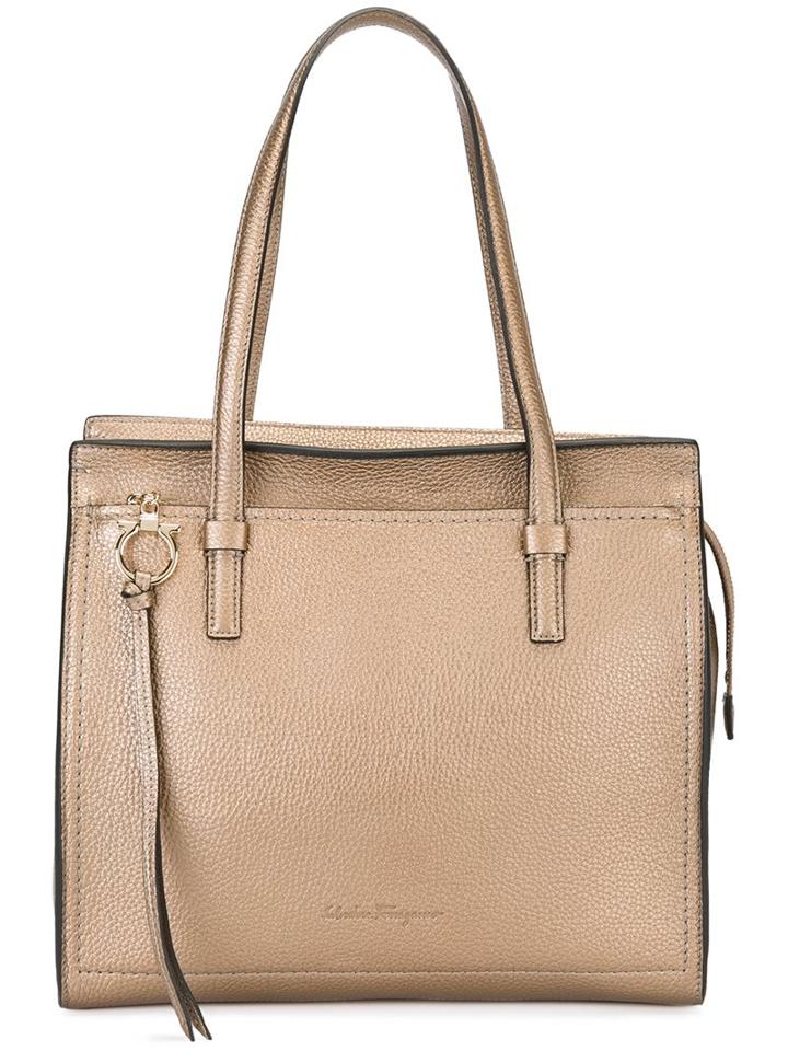 Salvatore Ferragamo 'amy' Tote, Women's, Grey