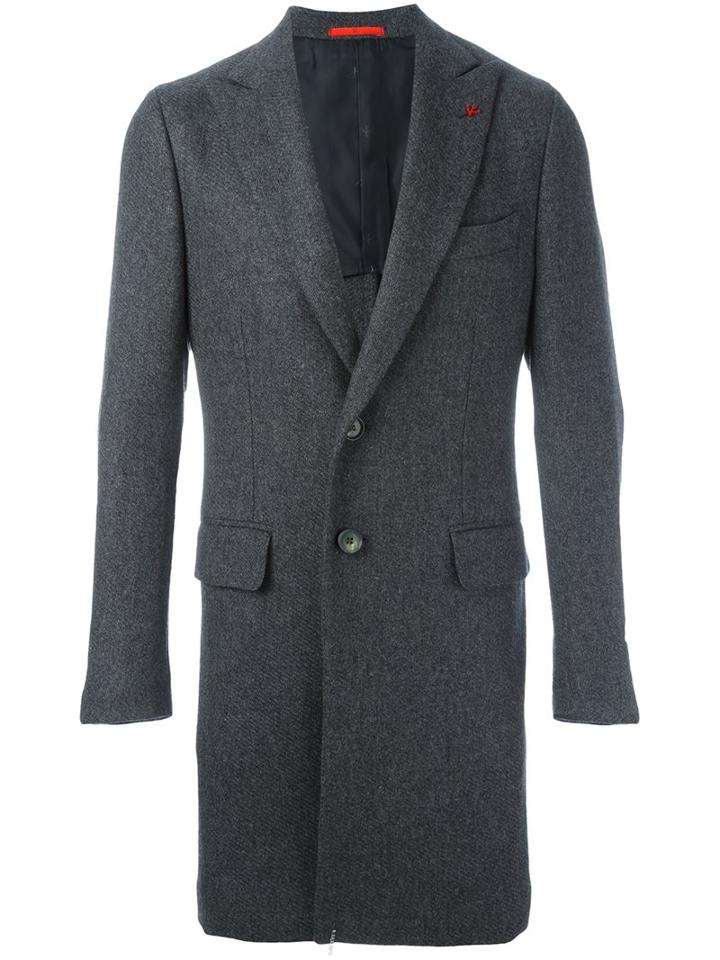 Isaia Single Breasted Coat