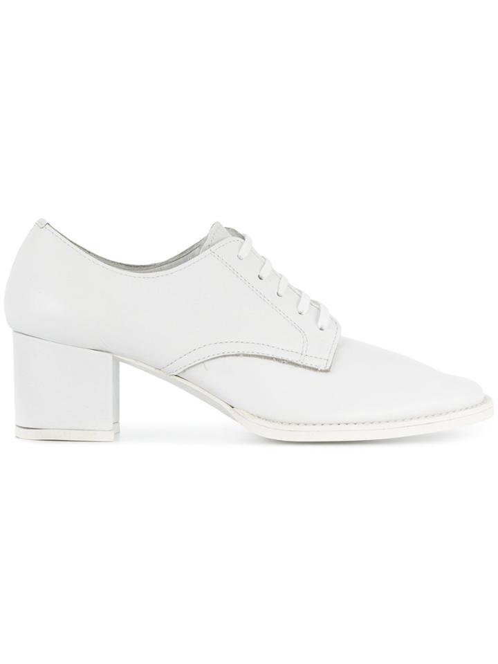 Comme Des Garçons Lace-up Pumps - White