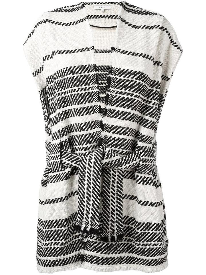Iro Vikana Sleeveless Cardigan, Women's, Size: 36, Red, Cotton/acrylic/polyester