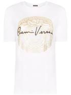 Versace Medusa Signature Print T-shirt - White
