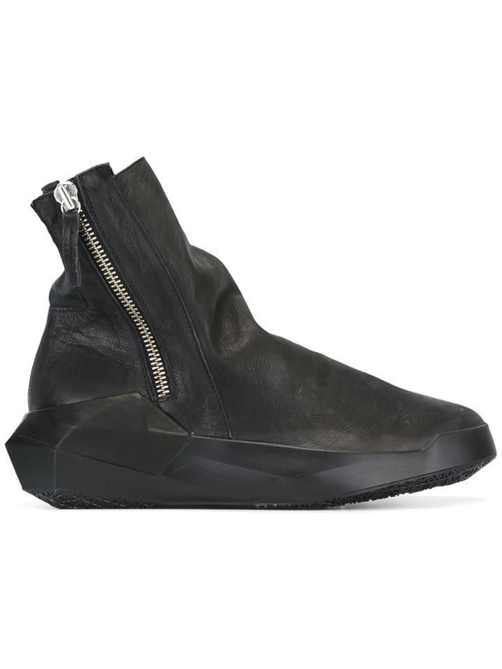 Cinzia Araia Chunky Sole Ankle Boots - Black