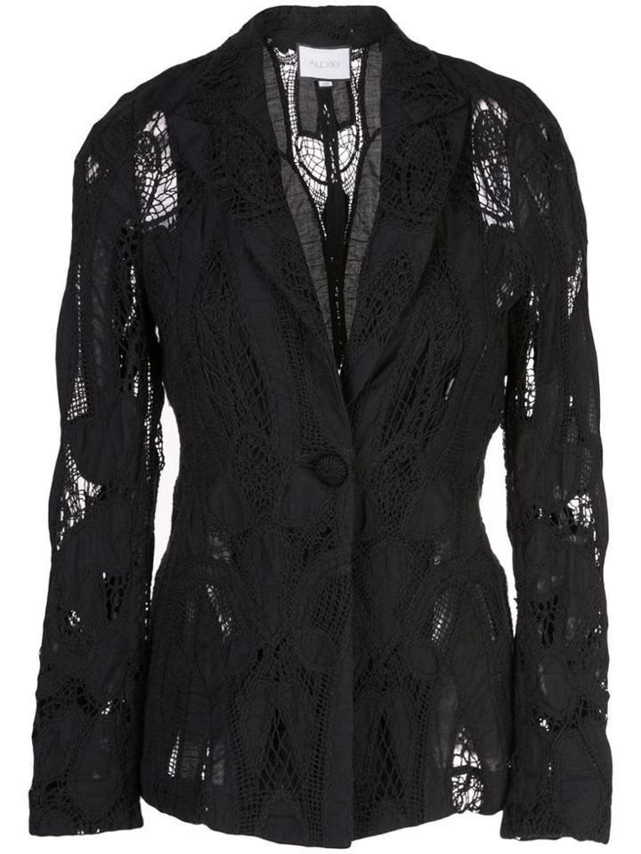 Alexis Durham Lace Blazer - Black