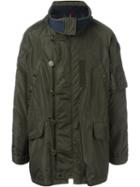 Moncler Hooded Padded Coat, Men's, Size: Xxl, Green, Polyamide