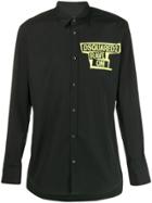 Dsquared2 Rave On Print Shirt - Black