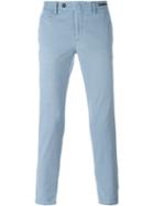 Pt01 Slim Fit Trousers, Men's, Size: 54, Blue, Cotton/spandex/elastane