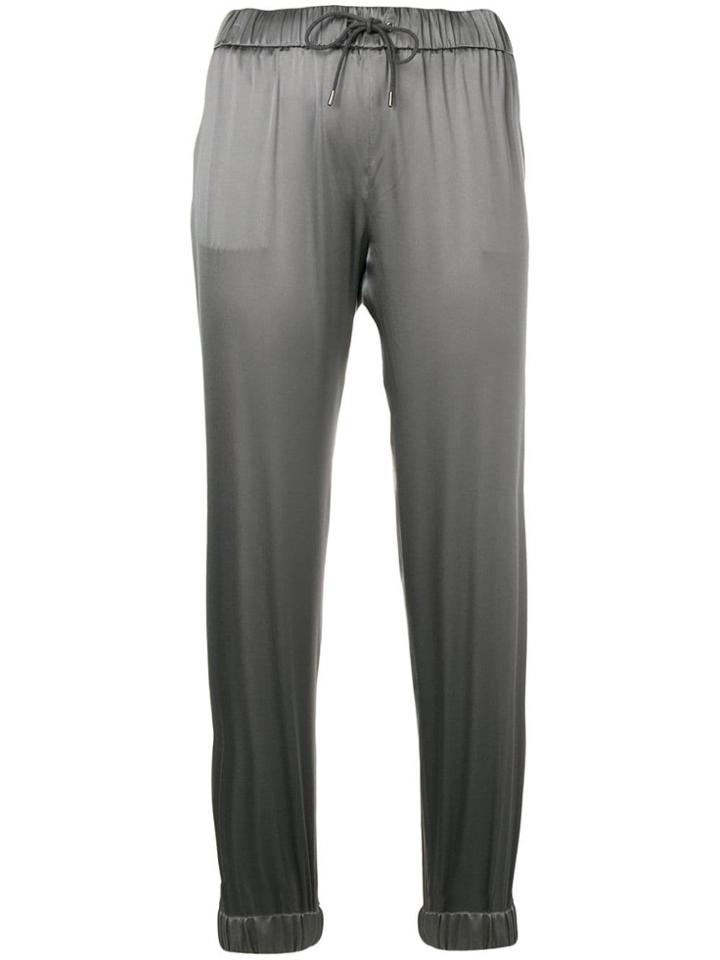 Fabiana Filippi Metallic Trousers - Grey