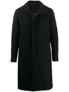 Devoa Mid-length Coat - Black