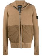 Stone Island Shadow Project Knitted Hooded Jacket - Neutrals