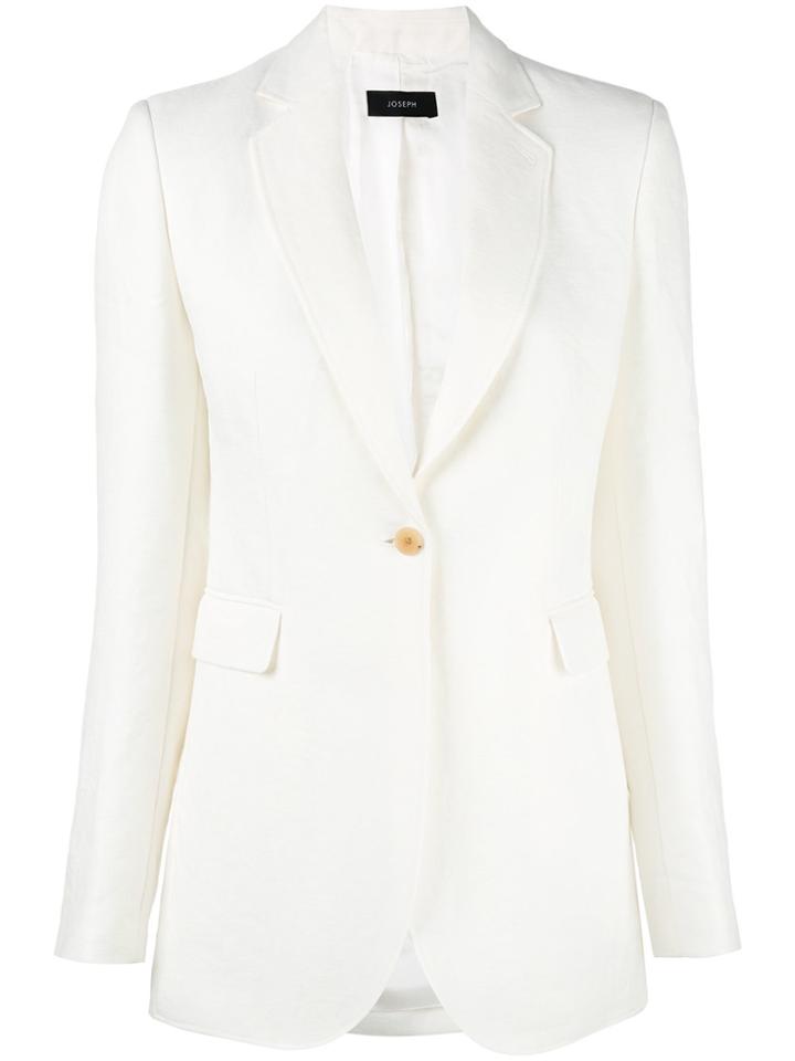 Joseph Elongated Blazer - White