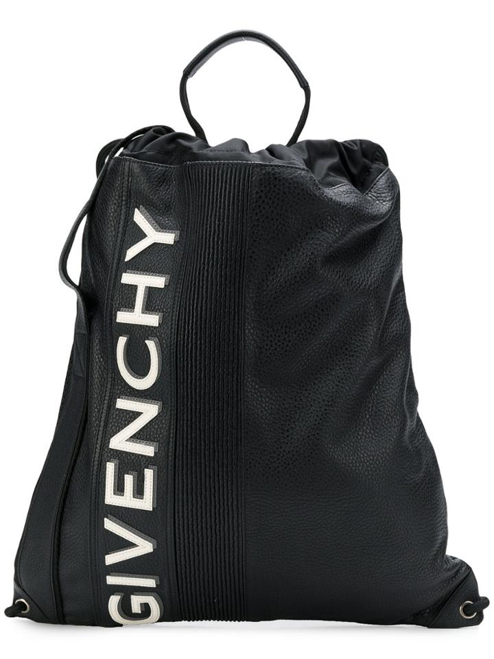 Givenchy Mc3 Drawstring Backpack - Black