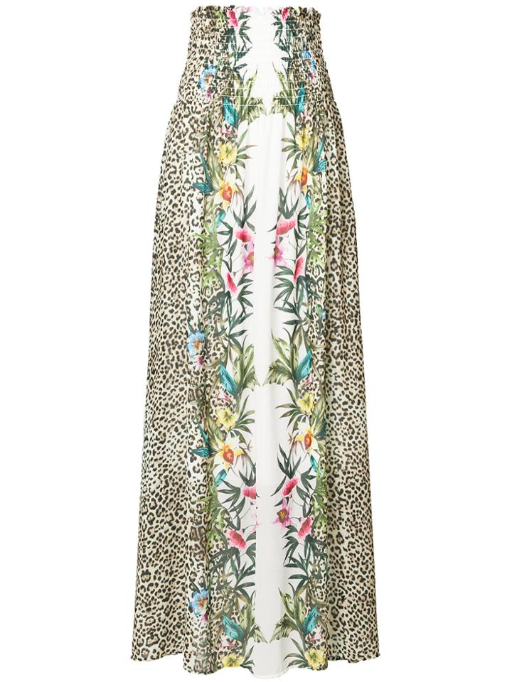 Liu Jo Safari Flowers Skirt - Multicolour