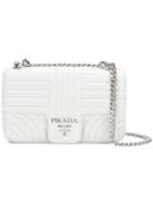 Prada Quilted Etiquette Clutch - White