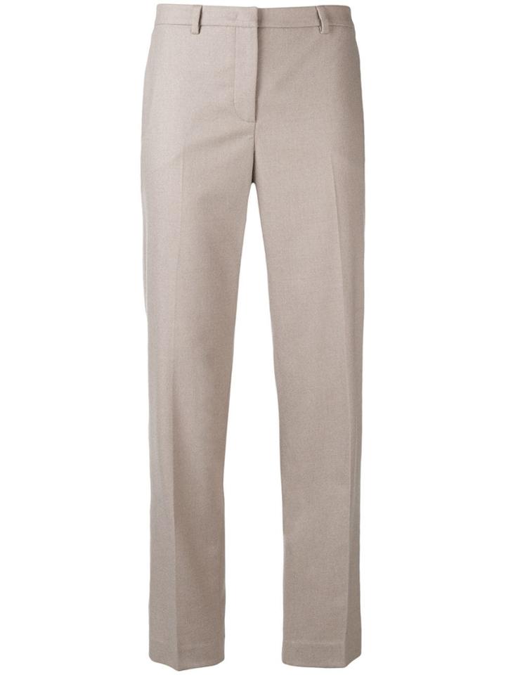 Fabiana Filippi Creased Cropped Trousers - Neutrals