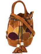 See By Chloé 'vicki' Patchwork Bucket Tote, Women's, Brown