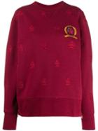 Tommy Hilfiger Coat Of Arms Jumper - Red
