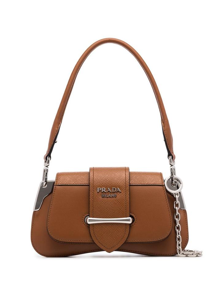 Prada Sidonie Small Shoulder Bag - Brown
