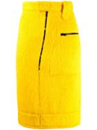 Kwaidan Editions Asymmetric Pencil Skirt - Yellow