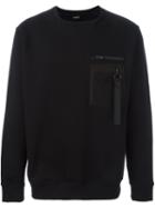 Marcelo Burlon County Of Milan 'sangay' Sweatshirt, Men's, Size: Large, Black, Cotton/polyester/spandex/elastane
