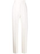 Pringle Of Scotland Super High-rise Tapered Trousers - White