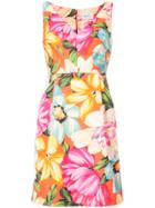 Milly Coco Floral Print Dress - Yellow & Orange