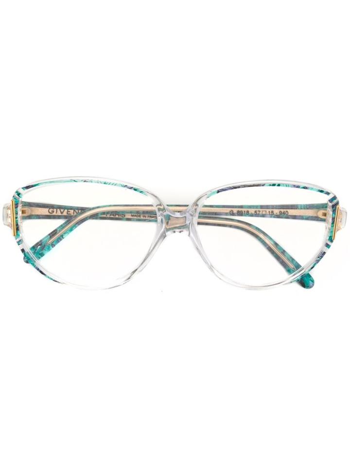 Givenchy Vintage Round Frame Glasses, Nude/neutrals