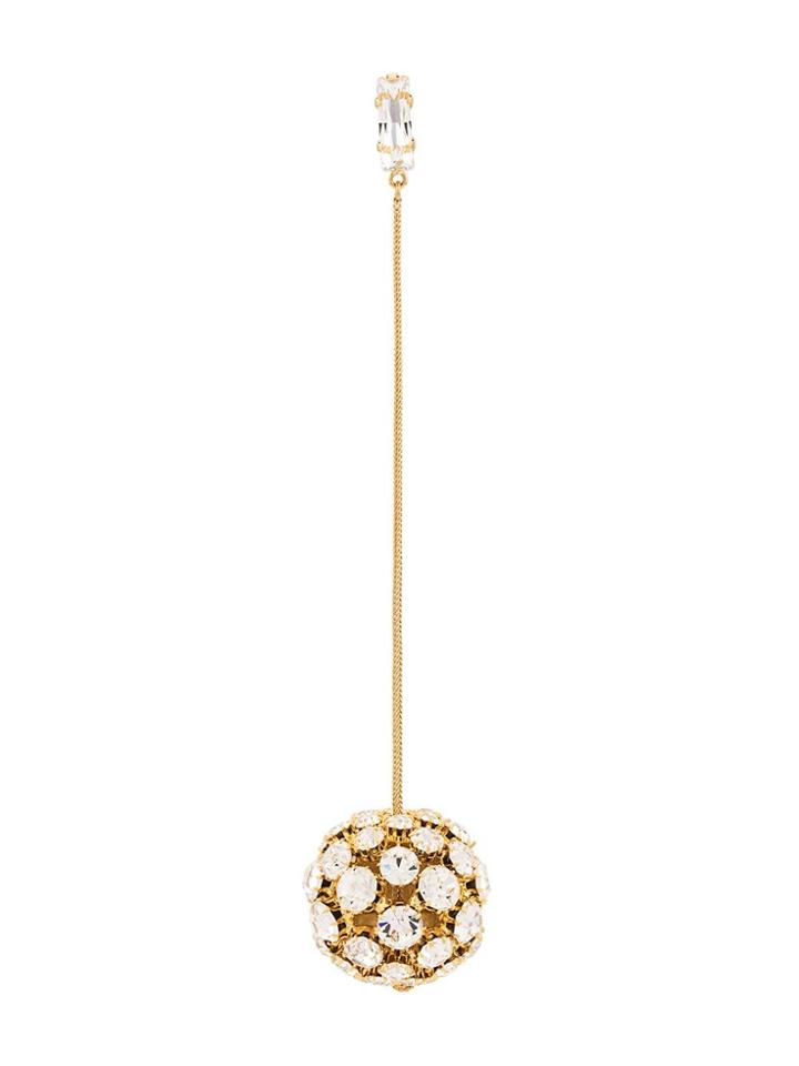 Alexandre Vauthier Crystal Sphere Earring - Gold