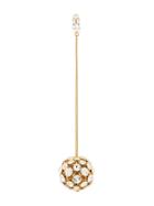 Alexandre Vauthier Crystal Sphere Earring - Gold