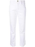Frame Cropped Jeans - White