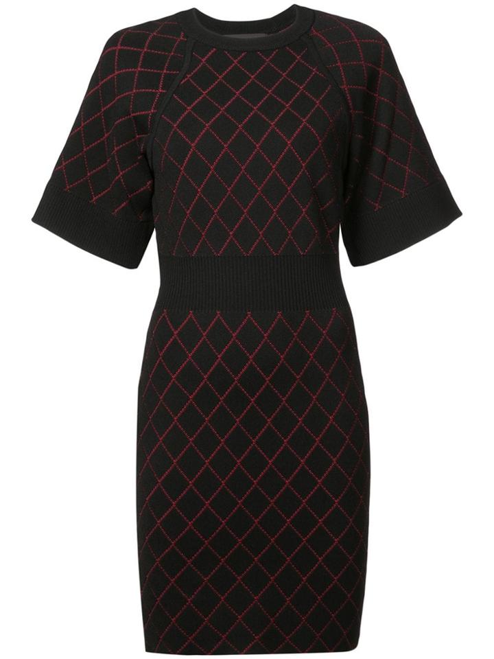 Nicole Miller Short Fitted Dress - Black