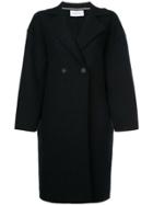Harris Wharf London Double Breasted Coat - Blue