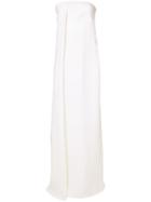 Derek Lam - Strapless Gown - Women - Silk - 36, White, Silk