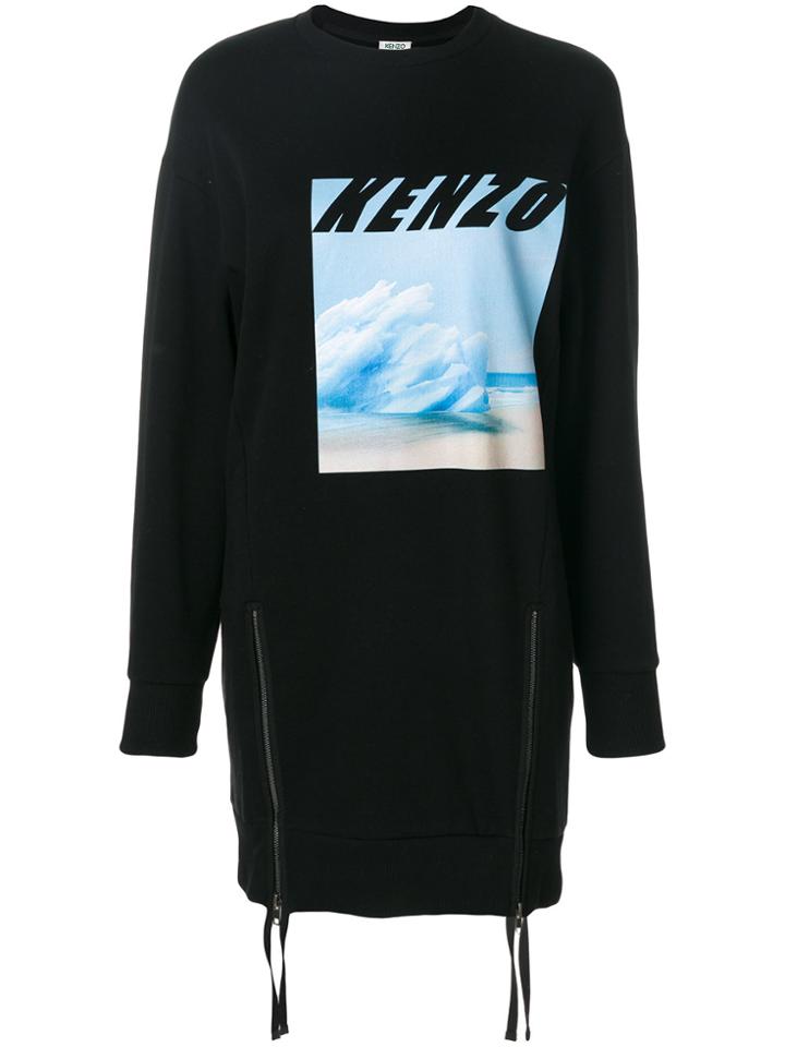 Kenzo Logo Dress - Black