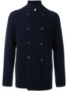 Brunello Cucinelli Cashmere Double Breasted Cardigan, Men's, Size: 50, Blue, Cashmere