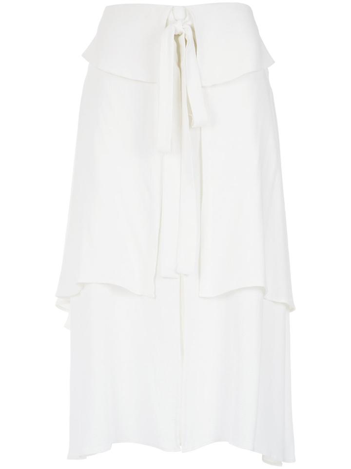 Olympiah Belted Waist Skirt - Nude & Neutrals