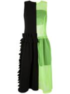 Paskal - Sheer Neon Detail Dress - Women - Nylon/polyamide/spandex/elastane - L, Black, Nylon/polyamide/spandex/elastane