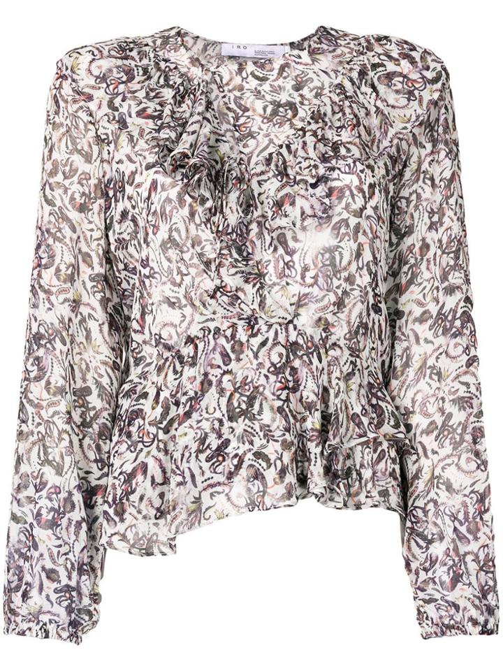 Iro Printed Blouse - White