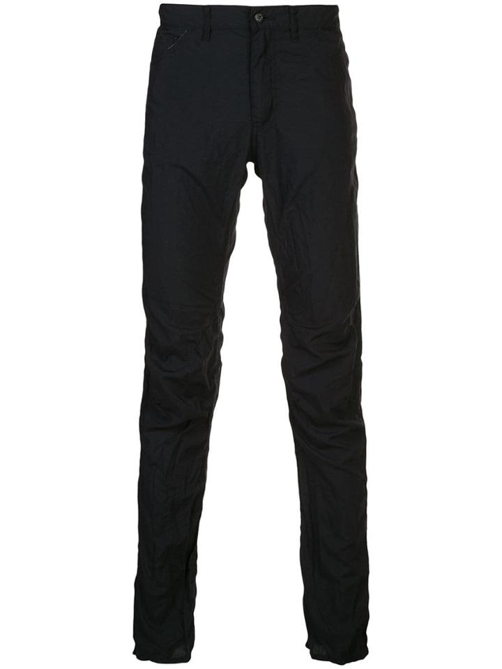 Comme Des Garçons Homme Plus Wrinkled Trousers - Blue