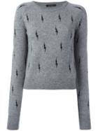 Equipment Lightning Pattern Jumper, Women's, Size: Medium, Cashmere