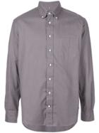 Gitman Vintage Hopsack Button Down Shirt - Grey