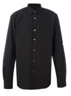 John Varvatos Classic Shirt, Men's, Size: Large, Black, Cotton