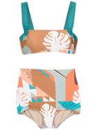 Adriana Degreas Tropiques Printed Bikini Set - Azul Heritage