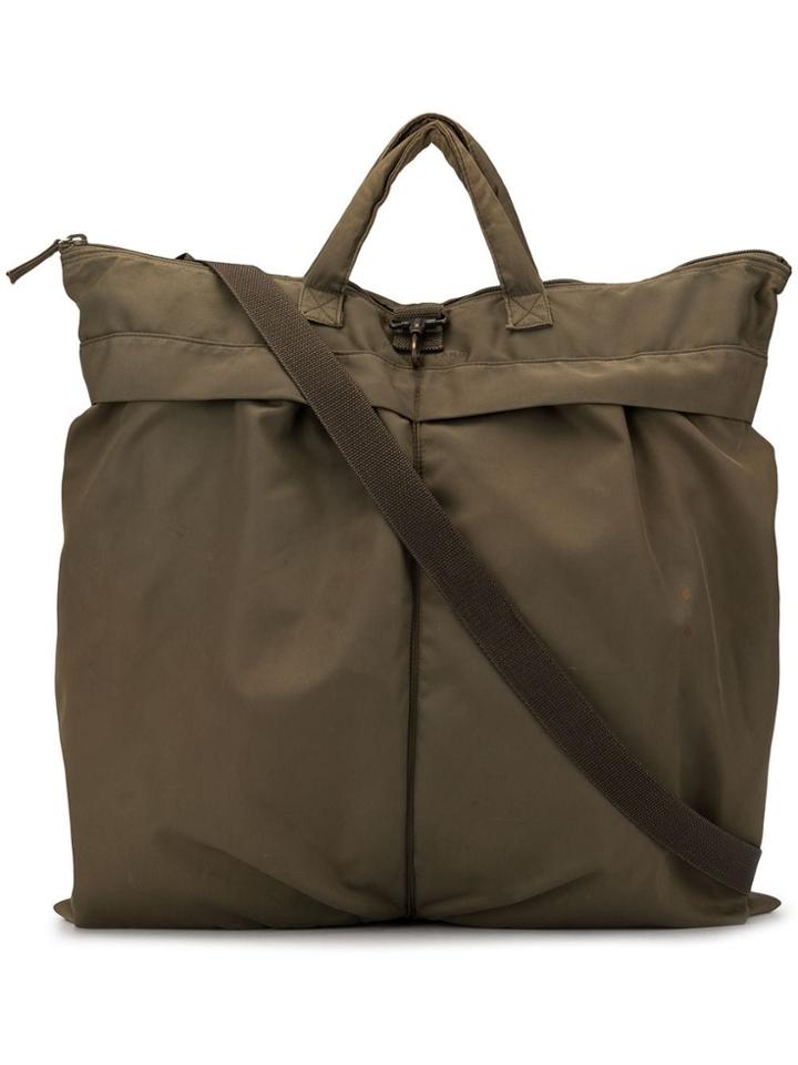 Helmut Lang Pre-owned 1990's Big Helmet Tote - Green