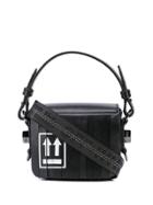 Off-white Strip Detail Mini Bag - Black